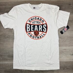 Chicago Bears White T-Shirt Men’s Size Large NWT Football NFL